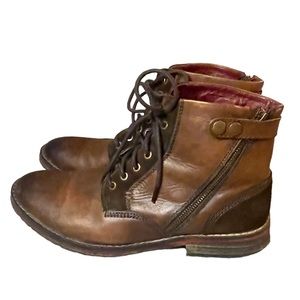 Men’s Ball of Fire Leather Boots 10.5